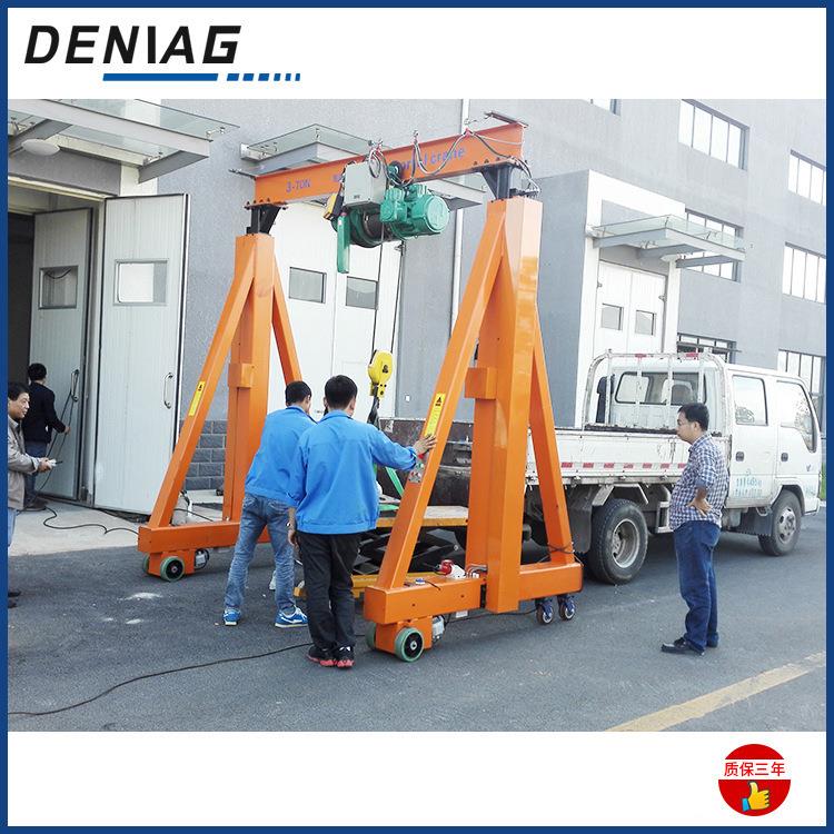 专业供应电动龙门架移动式龙门吊电动小型简易式门式起重机