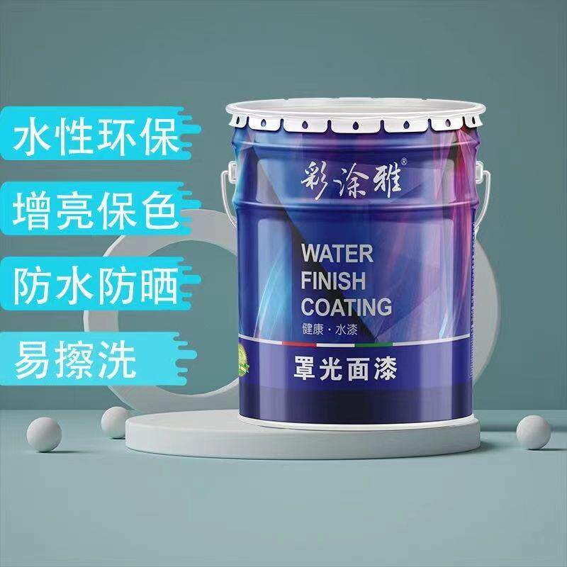 罩面漆透明水性光油哑光内墙乳胶漆墙面墙绘保护漆防水罩光漆