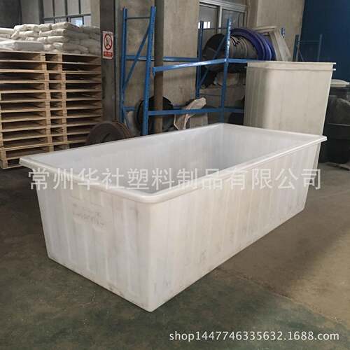 直销1800L塑胶推车内胆印染厂推布车pe塑料方箱