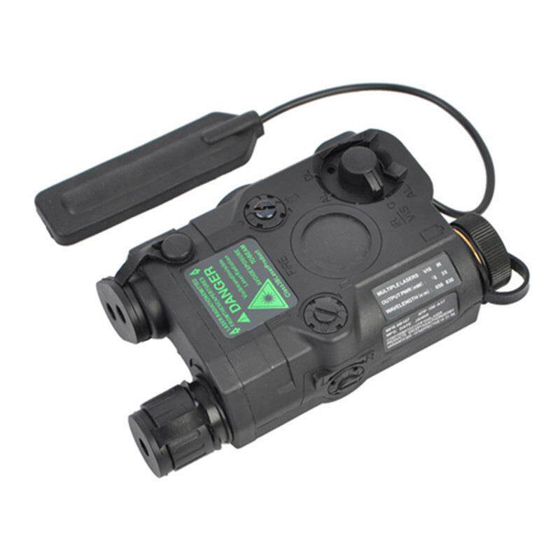 AN-PEQ-15全功能版LED白光+绿镭射指示带IR镜片电池盒配送鼠尾
