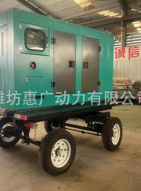 移动静音150KW柴油发电机组SC7H230D2上柴187KVA全铜发电机