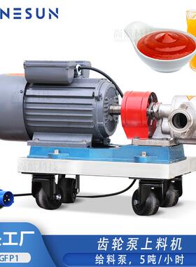 ZONESUN自动上料机齿轮泵给料泵5吨/时大功率高粘度流体稳定给料