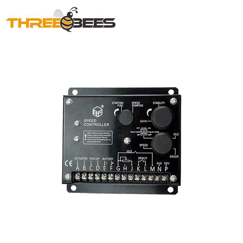 发电机转速控制器RX8800速度控制器电子调速板黑色款