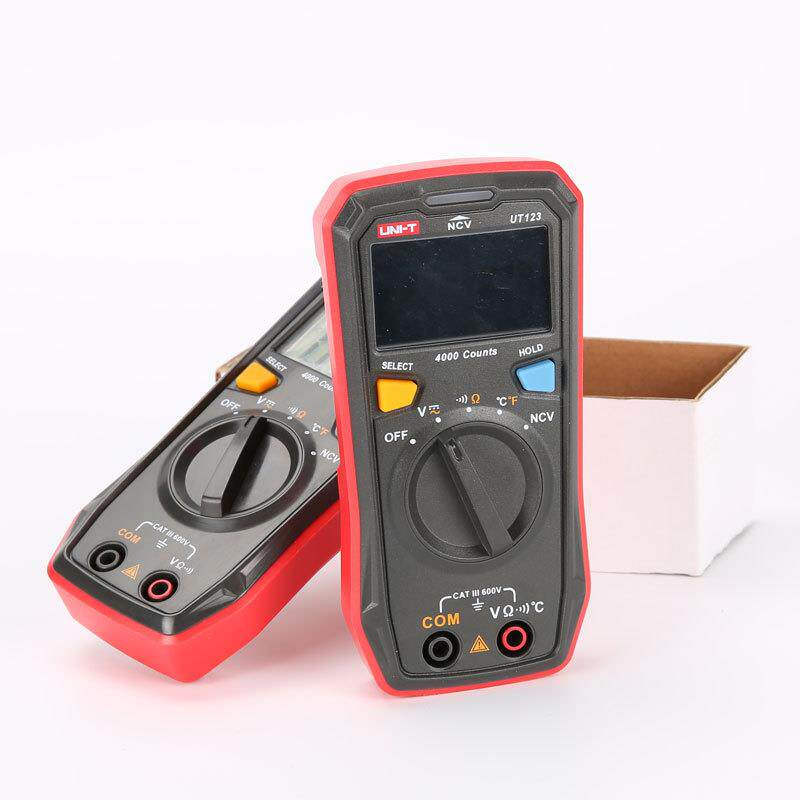 UNI-T优利德UT123家用便携万用表 NCV 通断蜂鸣 声光报警