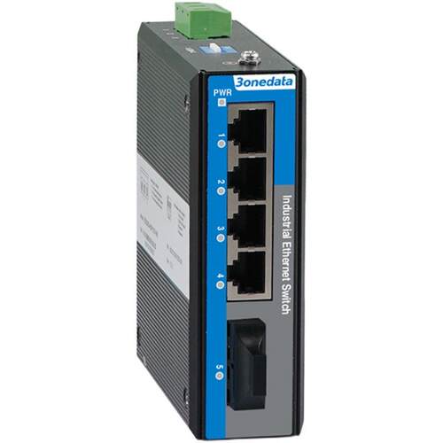 3onedata IES2105-4T1F-P48 一路光转4路电 兼容IES215-1F 三旺