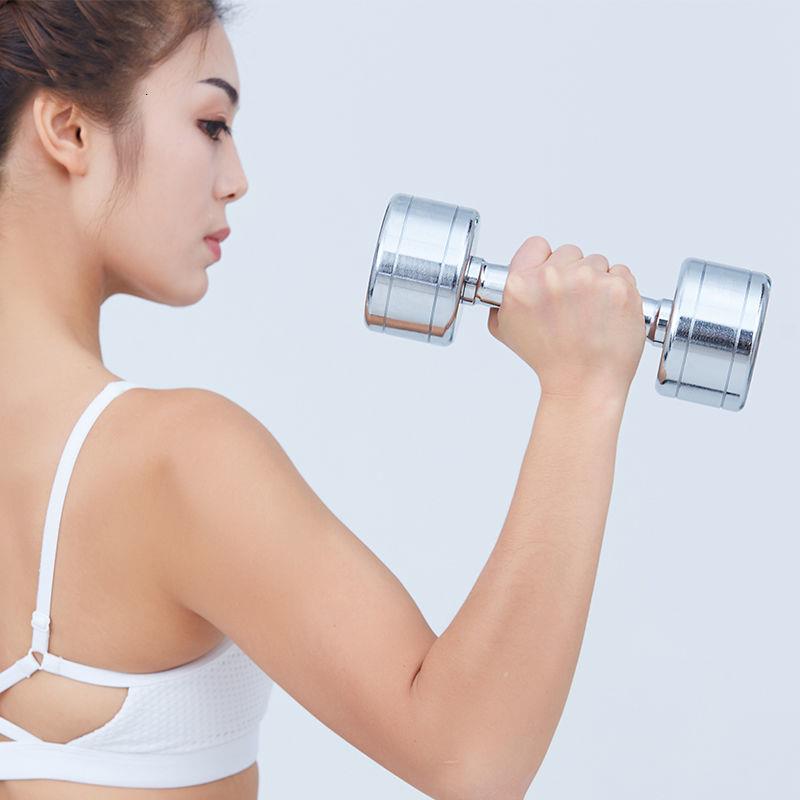 钢制小哑铃男士健身家用器材电镀4公斤6KG8kg公斤一对女士练臂肌
