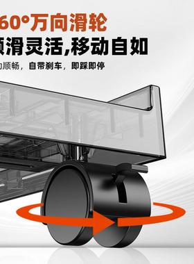 A动6T电脑主箱机托架可移机底座带滑TT687416轮机置主物架家用办