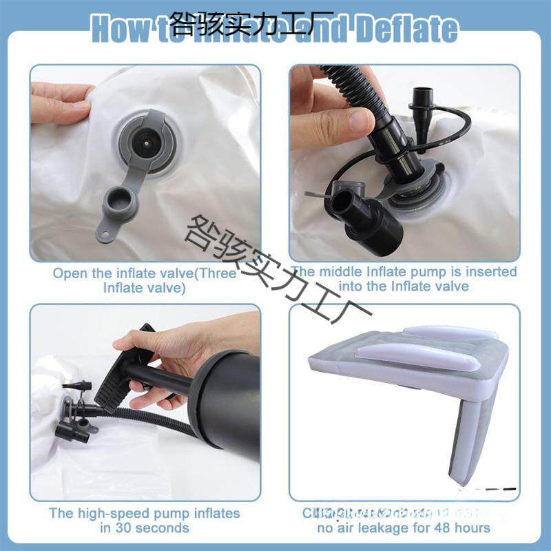 充气儿童婴儿充床垫儿童汽车加后户排折叠车载垫外旅气行厚植绒气