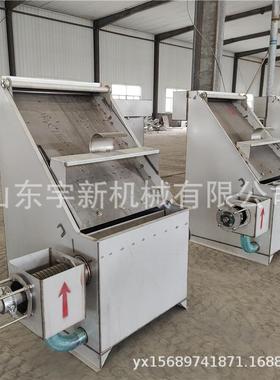 粪便固分离设备MZE湿斜筛式液干分离牛粪猪粪脱水机机