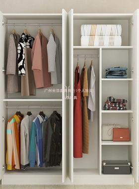 J衣mo出房用柜子家WVB用卧小室租橱储物收纳现代简约简易实木质衣