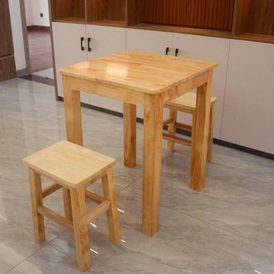 商实木桌椅用餐饮店拉馆小吃店吃饭方桌长方形早餐面桌正形见详情