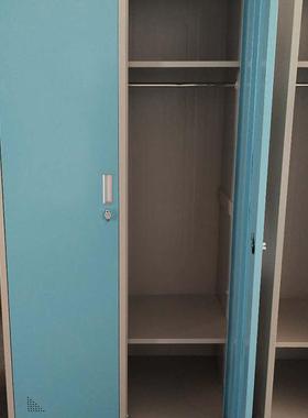 更柜厂家子直供四门ETI铁皮工学生衣宿舍柜带员锁现货卧室现代简