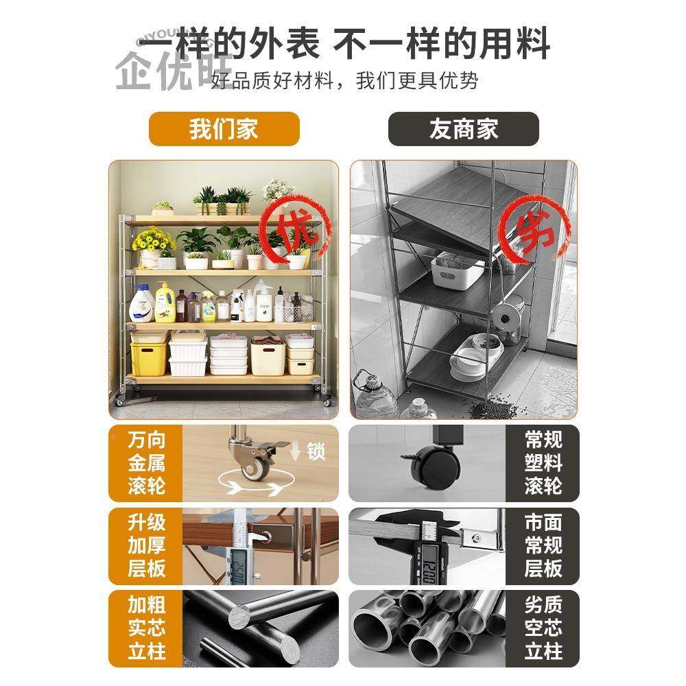 台花架中古置物架落地客厅纳Fhzfuuqh收架靠?墙窄边架光轴阳储物,收纳整理,书桌收纳置物架,淘宝优惠券,粉丝福利购,淘宝优惠卷