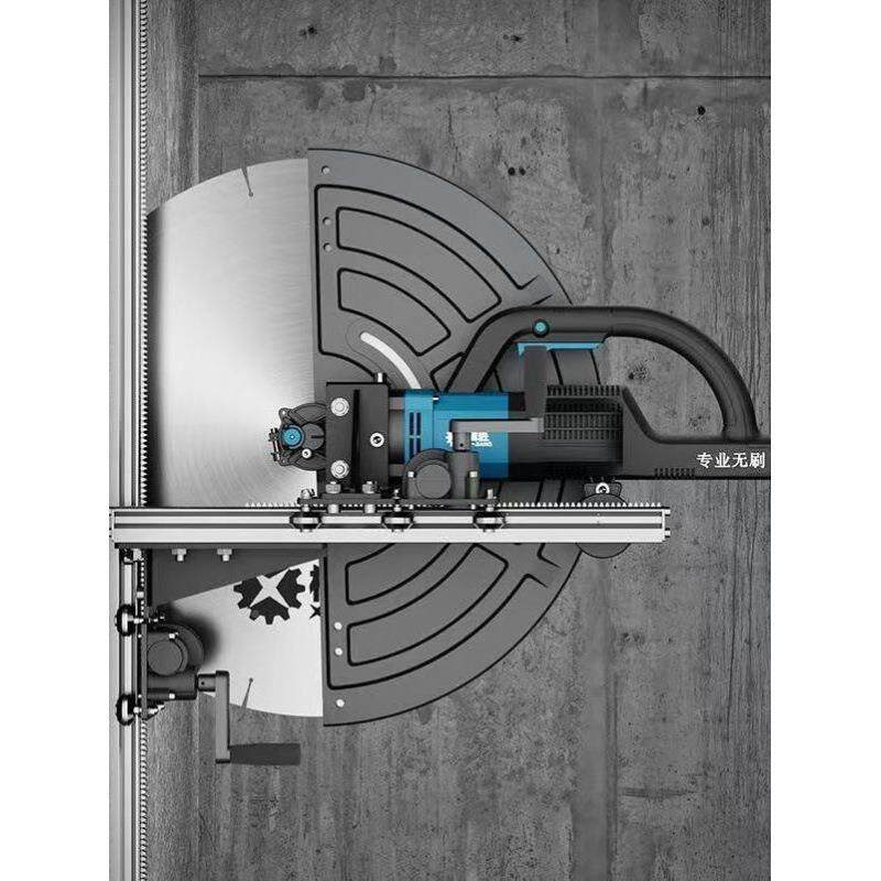 无刷WJB割机大功红率轨道切切墙机钢筋混凝土砖石材马切割机路多