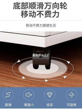 文小件柜办公室办物公BG002504柜木质储柜边柜桌下带轮带锁柜子抽