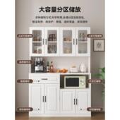 客柜厅高柜现代简约置物家用储物柜一体靠cg 1.23墙酒厨房碗Y 纳