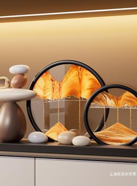 流画件厅电视柜酒摆柜沙弧蓓仿10轻客奢家居装饰品办公室聚财招福