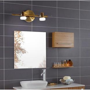 美6525式 简百搭镜前灯led卫间浴生室镜柜壁灯梳约妆台化妆灯免打