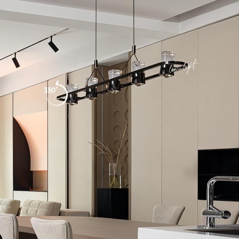 艺光餐厅吊灯全光谱奢护眼现简高端轻个代性极简餐厅299吧约台岛