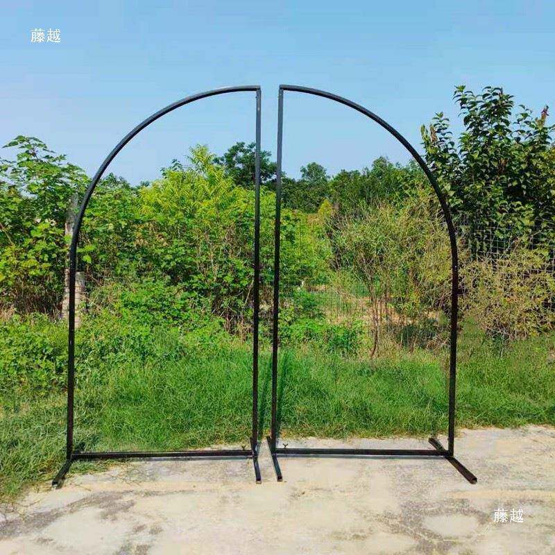 新款婚庆道具拱thj#hfg%形舞背景迎宾摆路引装饰婚礼铁件花架艺拱