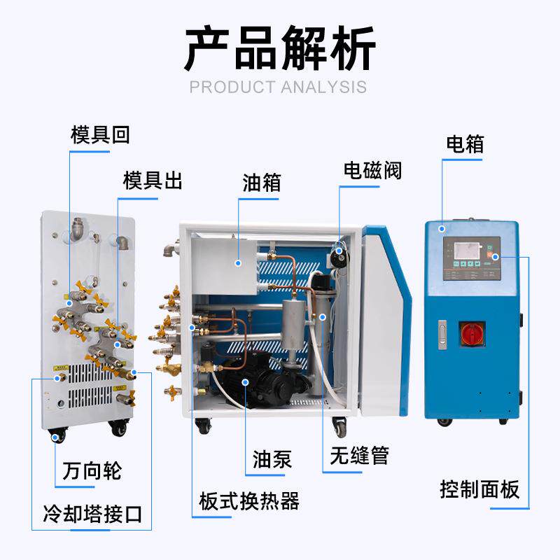 厂家直供模油控温机数显PID及温201系统自动控具制时警报油式膜温