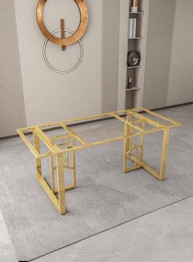 户外轻奢新中桌式办腿桌腿支架餐腿架子茶桌桌休闲公金属XZ45475