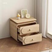 55卧室2简约储物柜 纪大师设柜Z 025计款 法奶油风全实木床头世式