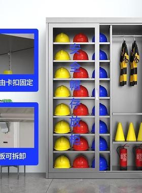 存不锈钢安全帽柜车间锈钢加厚劳保用品收柜旷78111纳工安不全帽放柜