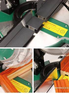 弘正锯高铝机0寸12寸铝合金切1多割机功255C/180能45度切角木工精