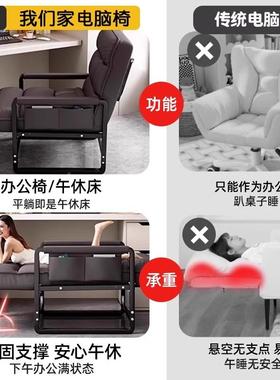 SNN办公室午休午睡椅折可躺椅家用叠电脑椅坐可躺两用懒人沙发子