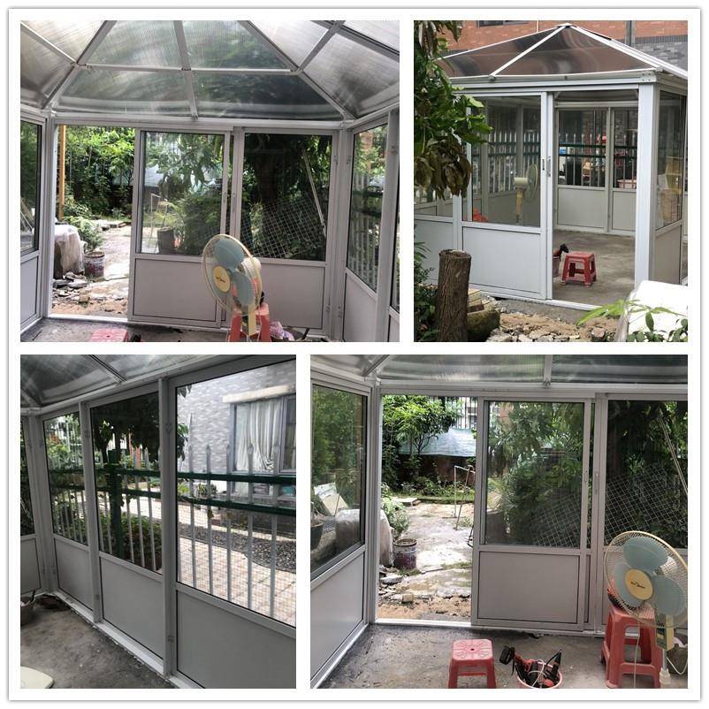 阳光房多棚肉绿植户外保暖雨防冻防遮阳篷庭院露GDQ加台厚加粗大