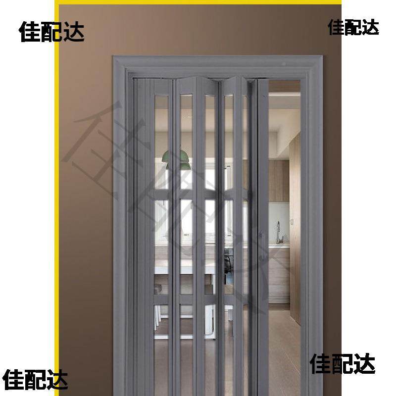 折叠推拉开放式厨移房门门室内隔断卫生间阳隐形商无品牌/铺门送