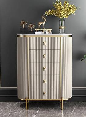 轻奢五斗16876柜卧室储三四斗岩柜客斗厅板柜收纳柜物柜靠墙柜烤