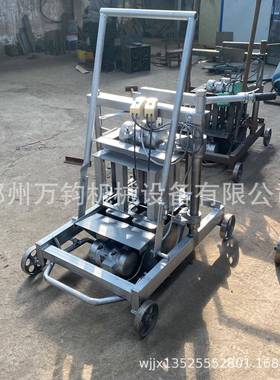 万LNE钧销非洲屋多砖水泥移动砖机顶操作简单可换模具一机用工厂