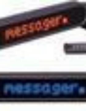 LED显示屏4.6GLZ·7*50Led汽车条l屏单蓝国色显P示ed车载条屏多语