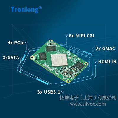 创龙瑞芯微RK3588J工业核心板产2.4GHz八核AI6TNPU8KX20