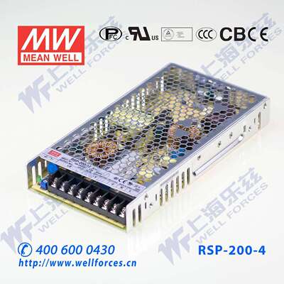 RSP-200-4 明纬160W电源4V40A直流DC开关稳压PFC大屏LED湾