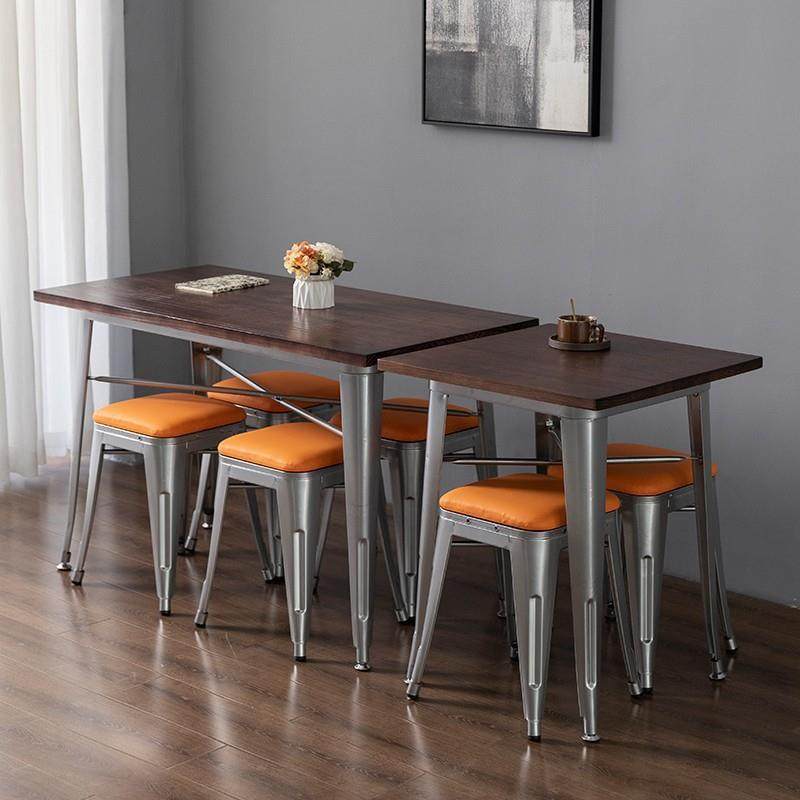 工业风奶茶店桌椅组合咖啡店餐饮烧烤麻辣烫酒吧铁艺实木吧台桌,电子元器件市场,其它元器件,淘宝优惠券,粉丝福利购,淘宝优惠卷