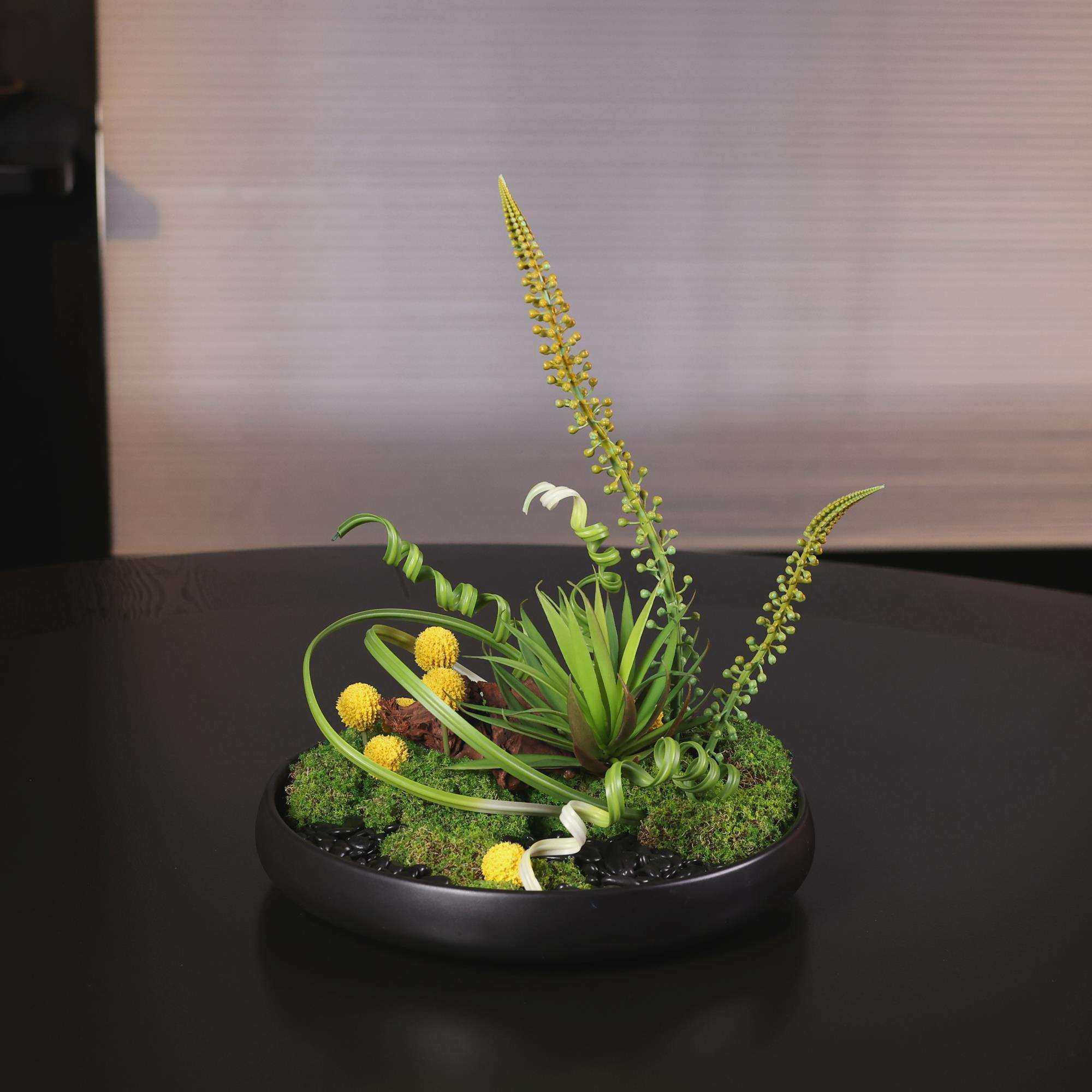 新中式花艺摆件酒店餐厅餐桌花大圆桌中间装饰品玄关茶几摆花,电子元器件市场,其它元器件,淘宝优惠券,粉丝福利购,淘宝优惠卷