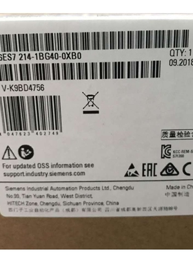 S7-1200，CPU 1211C紧凑型 CPU，AC/DC/继电器6ES7211-1BE40-0XB0