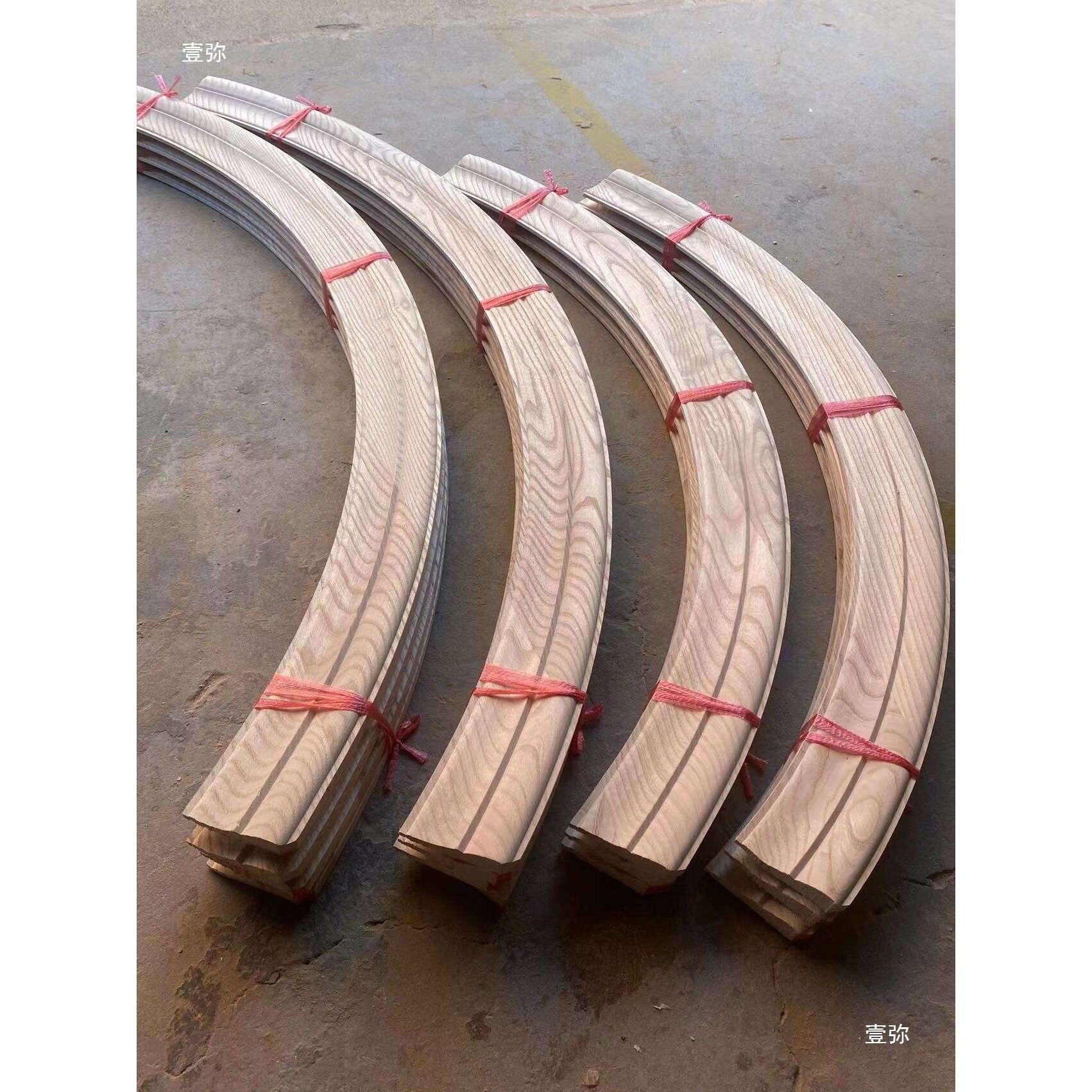 实木圆弧线条弧形线条天花吊顶圆弧线条半圆异形阴角圆弧收边条