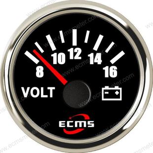 ECP游轮渔船快艇改装 16V 车工程机械发电机组车用船用指针电压表8