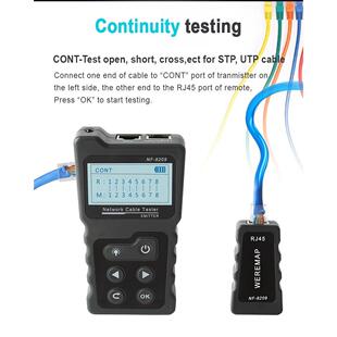 NOYAFA俄文版NF-8209网络寻线仪查线器测线仪POE抗干扰寻线仪