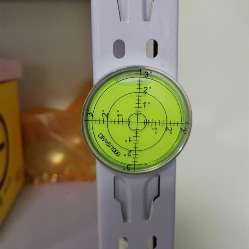 15分磁性金属万向水平仪6012高精度迷你水准器小水准气泡圆水平泡