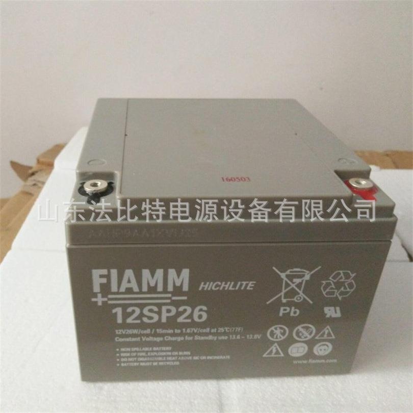 非凡12SP26蓄电池12V26AH长寿命免维护FIAMM原厂供应现货含税运