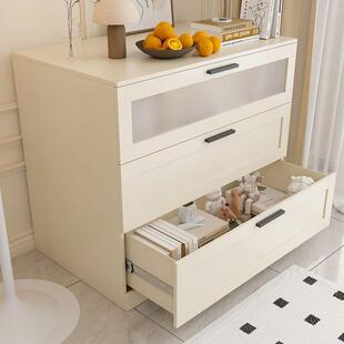 钢制抽屉式收纳柜家用客厅五斗柜多层卧室储物柜加厚床头置物柜子