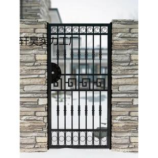 小院门户外花园小铁门庭院小门欧式庭院铁艺小门中式庭院单开