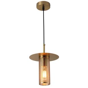 轻奢床头吊灯E27/E26客厅装饰灯酒店客房卧室灯餐厅金色铁艺吊灯