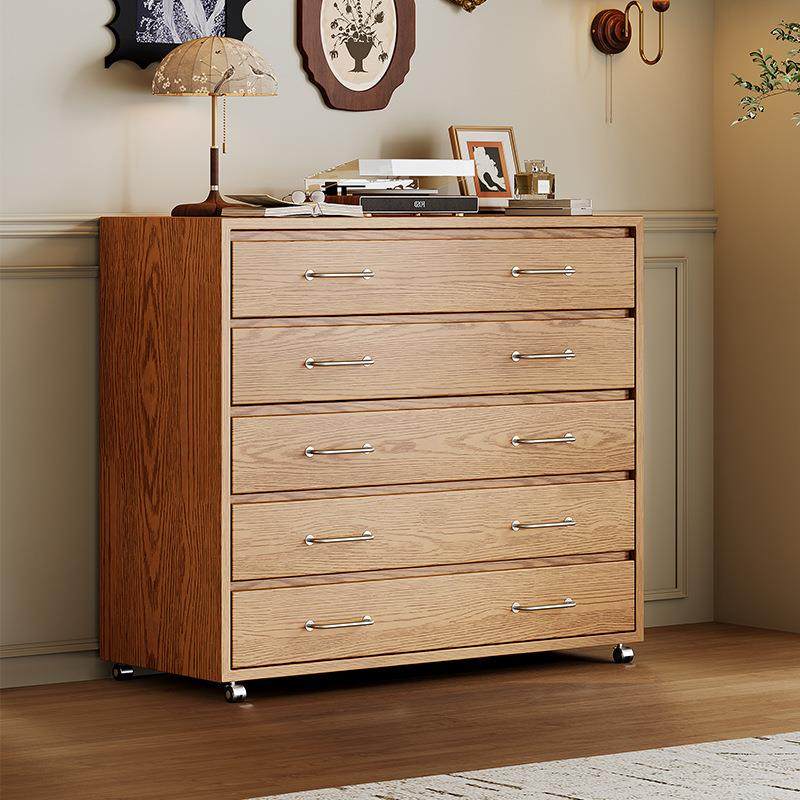 实木斗柜中古风复古五斗柜家用餐边柜沙发斗柜抽屉收纳柜储物滑轮,电子元器件市场,其它元器件,淘宝优惠券,粉丝福利购,淘宝优惠卷