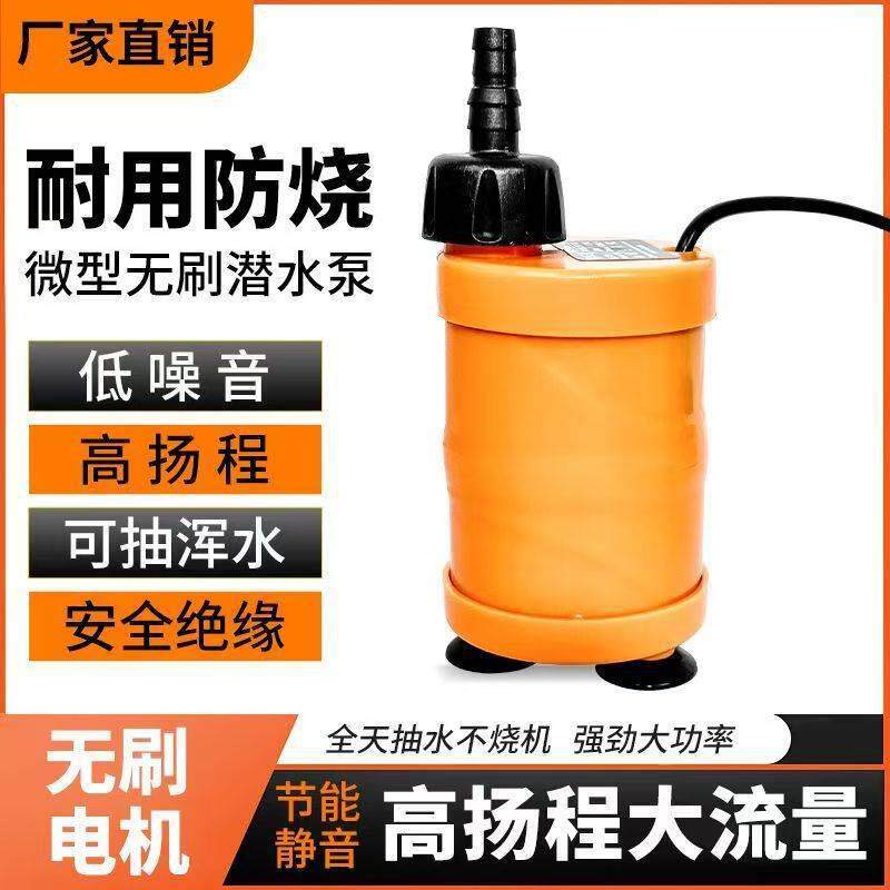 小型抽水泵微型直流家用抽水机电动迷你便携式吸水器自吸排水